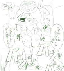 female inkling japanese_text marie_(splatoon) nintendo pen_(artist) sex splatoon