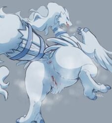 anthro female ingi nintendo pokémon_(species) pokemon pussy reshiram tagme