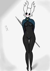 1girls an_hydrolyst black_body hollow_knight original_character solo vessel_(species)