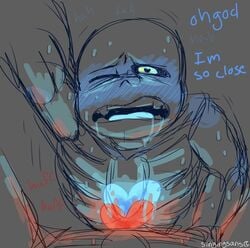 blush drooling male_only sans sanscest singingsans_(artist) soul_sex underfell underfell_sans undertale