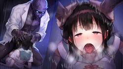 bourei kyoushi x kyonyuu seito yoru no gakkou de oitsukaretara saigo fan art
