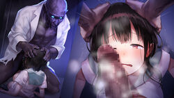 bourei kyoushi x kyonyuu seito yoru no gakkou de oitsukaretara saigo fan art