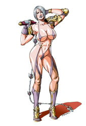 1girls female female_only isabella_valentine namco pablo_romero pinup pinup_pose skimpy skimpy_clothes solo soul_calibur tagme