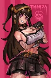 alternate_costume breasts female female_only fire_emblem fire_emblem_awakening looking_at_viewer nintendo saiykik solo tharja_(fire_emblem)