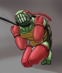angry anthro armbinder biped bondage bound chastity_cage chastity_device collar forced green_eyes hi_res leash legbinder literaturabdsm male mask muzzle_(object) muzzled piddlefours raphael raphael_(tmnt) reptile scalie shell solo teenage_mutant_ninja_turtles teeth turtle turtle_shell