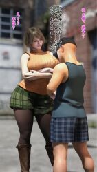 1boy 1boy1girl 1girls 3d ashley_graham ashley_graham_(ella_freya) ass babuu big_ass big_breasts bottom_heavy breasts bust busty capcom chest curvaceous curvy curvy_figure dialogue female female_focus height_difference hips hourglass_figure huge_ass huge_breasts human japanese_text large_ass large_breasts legs light-skinned_female light_skin male male/female mature mature_female resident_evil resident_evil_4 resident_evil_4_remake short_male shorter_male slim_waist straight tall_female taller_female taller_girl text thick thick_hips thick_legs thick_thighs thighs top_heavy voluptuous waist wide_hips