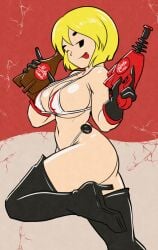 bikini fallout fallout_4 houseki_hiiro mob_face nuka_girl panties tagme vault_girl vault_meat