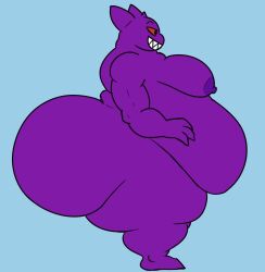 big_ass bubble_butt gazegreninja gengar huge_ass overweight thick_thighs wide_hips