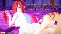 3d 3d_(artwork) brother_and_sister cum ejaculation feet_on_penis female female_focus foot_focus footjob gentle incest koikatsu male masochism mei_lee_art older_sister one_piece orgasm tagme text toejob toenail_polish vinsmoke_reiju vinsmoke_sanji younger_brother