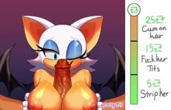 1boy 1boy1girl 1girls animated anthro artist_signature bat_ears bat_humanoid bat_wings battyzbit big_breasts blue_eyes blue_eyeshadow boobjob bouncing_breasts cleavage cum cum_on_breasts cum_on_face cumshot erect_penis erection eyelashes female female_focus furry furry_only holding_breasts lipstick looking_at_viewer male mp4 nipples no_sound paizuri penis pink_lipstick retweet_challenge retweet_icon rouge_the_bat sega shorter_than_30_seconds smile sonic_(series) sonic_the_hedgehog_(series) strip_game text topless twitter_strip_game_(meme) twitter_username video white_fur wings