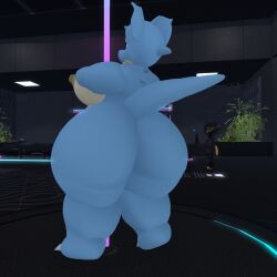 big_ass big_breasts breasts bubble_butt female ferialexonar huge_ass nidoqueen pokemon_(species) second_life thick_thighs wide_hips