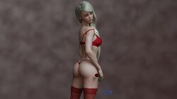 ass clothing female modelart001 rose_(flower) solo