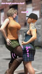 1boy 1boy1girl 1girls 3d ashley_graham ashley_graham_(ella_freya) ass babuu big_ass big_breasts bottom_heavy breasts bust busty capcom chest curvaceous curvy curvy_figure female female_focus height_difference hips hourglass_figure huge_ass huge_breasts human large_ass large_breasts legs light-skinned_female light_skin male male/female mature mature_female miniskirt resident_evil resident_evil_4 resident_evil_4_remake short_male shorter_male skirt slim_waist straight tall_female taller_female taller_girl teasing thick thick_hips thick_legs thick_thighs thighs top_heavy voluptuous waist wide_hips