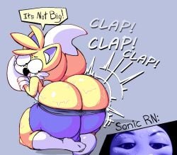 1boy anthro ass ass_clap ass_clapping ass_cleavage ass_focus big_ass big_butt big_thighs bubble_ass bubble_butt butt_crack butt_focus femboy feminine feminine_male fox furry girly huge_ass huge_butt huge_thighs large_ass male_only partially_clothed sega senor9 senordraws sonic_(series) sonic_the_hedgehog_(series) sweaty sweaty_ass sweaty_butt tails tails_the_fox thick thick_ass thick_boy thick_thighs twerking wide_hips