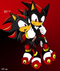 male male_only multiple_males shadow_android shadow_the_hedgehog sonic_(series) tagme yaoi