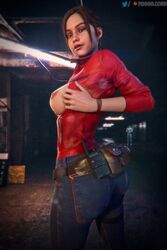 claire redfield from capcom by fossilcord