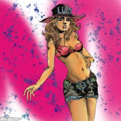 blonde_hair cowgirl dress jojo's_bizarre_adventure lucy_steel manga steel_ball_run