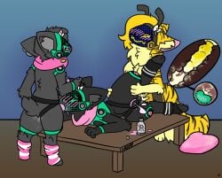 anal anal_orgasm anal_sex animal_genitalia anthro arthropod ball_tuft bee bodily_fluids bottle bovid caprine chastity_cage chastity_device clothed clothing container cum cum_inside cum_while_penetrated ejaculation f41th female fluffy fluffy_tail footwear from_behind_position furniture genital_fluids genitals goat group group_nudity group_sex gynomorph h0p3 hands-free heart_eyes heart_symbol hex_emerald hexemerald hybrid hymenopteran impregnation incest_(lore) inner_ear_fluff insects intersex intersex/male knot knotted_penis knotting leg_grab long_tail looking_at_another looking_pleasured machine male male/female mammal nude oral oral_penetration orgasm partially_clothed penetration penis penis_tip pillow potion pregnant pregnant_male protogen saliva sex sex_toy sheath sheath_cage socks stomach_bulge strapon table table_sex tail thigh_grab threesome trio tuft unusual_bodily_fluids vaginal_fluids x-ray_view