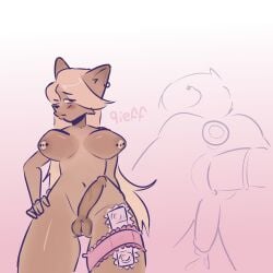 absurd_res anal anal_sex animal_genitalia animal_penis anthro ass big_breasts big_butt big_penis blush bodily_fluids breasts buttplug buttplug_in_ass buttplug_insertion cum duo ejaculation equine_genitalia equine_penis erection felid feline female genital_fluids genitals herm hi_res intersex intersex/male male male/female male/male mammal nipple_piercing nipples object_in_ass penetration penis piercing plug_(sex_toy) plug_insertion qieff sex_toy sex_toy_in_ass sex_toy_insertion solo thick_thighs vaginal_penetration vulva