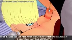 2boys1girl 3d ambush_(trap) android_17 android_18 anilingus animated bisexual black_hair blonde_female blonde_hair blue_eyes brother_and_sister dilf dragon_ball dragon_ball_super dragon_ball_z femboy femboy_dilf koikatsu krillin kuririn lipstick lipstick_mark milf muscular_male office oral oral_sex roseza sound super_android_17 tan_skin threesome trap unprofessional_behavior unseen_character video