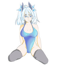 breasts grey_hair redo_of_healer setsuna_(redo_of_healer) tagme