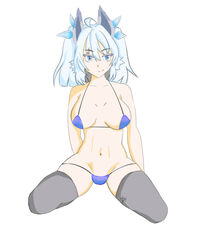 breasts grey_hair redo_of_healer setsuna_(redo_of_healer) tagme