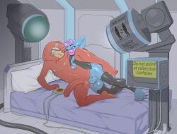 anal anal_sex balls bed big_balls bimbo_lips cock colored comic commission commission_art commissioner_upload dick echidna femboy femboy_on_femboy femboy_only imp latex latex_clothing latex_legwear latex_sleeves nipples norwell_college ooney101 page_1 penetration penetration_from_behind penis pink_lips sci-fi sci-fi_setting scifi sex sex_from_behind story_at_source tag_me tagme technology teleportation v-sarg