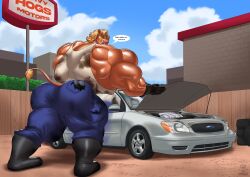 bodybuilder gay hyper hyper_muscles male male_only muscles muscular muscular_arms muscular_ass muscular_back muscular_male muscular_thighs regnar tight_clothing