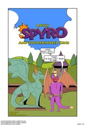 activision comic dragon english_text hi_res male nestor_(spyro) solo spyro spyro_the_dragon text tolok video_games