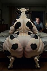 ai_generated arms ass back back_view background backs balls belly big big_ass big_butt black bovine character character_request cow_ears grok_ai head huge huge_ass huge_butt hyper hyper_ass hyper_butt image legs looking_at_ass looking_at_viewer looking_back markang505 oooings100 panties request tagme white