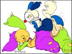 artist_name artist_signature big_ass big_penis blushing clown commission cuntboy cuntboy_penetrated dandy's_world drool_string drooling duo gay living_balloon looey_(dandy's_world) male male/male male_only male_penetrating_male no-human no_human no_humans non-human non-human_only nude nude_male penetration q3yup self_upload selfcest showtime_looey small_top_big_bottom sweat sweatdrop sweating tagme vaginal_penetration yaoi