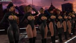 anna_williams breasts breasts_out character_request emilie_de_rochefort kazama_asuka kazama_jun kazehiro kazuya_mishima lidia_sobieska ling_xiaoyu nina_williams reina_mishima tekken tekken_8 tekken_girls