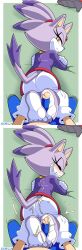 anthro ass blaze_the_cat blue_body blue_fur bodily_fluids closed_eyes clothed clothing cum cum_on_body cum_on_face cum_on_feet cum_on_soles cum_on_toes domestic_cat eulipotyphlan feet feet_on_penis felid feline felis female foot_fetish foot_focus footjob fur genital_fluids genitals gloves handwear hedgehog lying male mammal pawjob penis purple_body purple_fur pussy pussy_juice sega senshion sharp_teeth sonic_(series) sonic_the_hedgehog sonic_the_hedgehog_(series) tagme tail teeth yellow_eyes