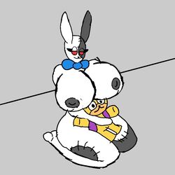 big_breasts breasts bunnysuit five_nights_at_freddy's five_nights_at_freddy's:_security_breach plushie solo vanny vanny_(fnaf)