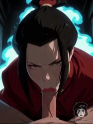 1boy ai_generated ai_video alberist angry angry_face angry_sex avatar_the_last_airbender azula black_hair blue_fire brown_eyes chinese_clothes deepthroat fellatio female fire hair_bun hair_ornament large_penis looking_at_viewer oral oral_sex pov sidelocks tagme thick_lips video zoom_in