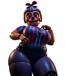 1girls ai_generated animatronic animatronic_female animatronic_girl big_ass big_breasts big_butt brasil_louco bubble_ass bubble_butt creepy creepy_smile female female_only five_nights_at_freddy's five_nights_at_freddy's_2 full_body fully_clothed huge_breasts jj_(fnaf) looking_at_viewer looking_down robot robot_girl robot_humanoid scottgames seducing seducing_viewer seductive seductive_look seductive_pose seductive_smile sexy sexy_body sexy_pose shortstack simple_background solo solo_female solo_focus tagme white_background