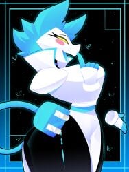 ass body breasts cat_ears cat_girl cat_tail deltarune deltarune_chapter_2 furry open_mouth pose questionable suggestive suggestive_gesture suggestive_look suggestive_pose tasque_manager_(deltarune) xan-gelx_(xan) xan13