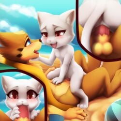 1:1 2019 2_tails 3_toes 4_fingers anthro anthro_on_anthro anthro_penetrated anthro_penetrating anthro_penetrating_anthro anus arm_markings ball balls beach beach_ball beach_towel belly belly_markings biped black_claws black_markings black_nose blue_eyes blue_sky breasts brown_eyes charle_(fairy_tail) claws clitoris close-up cloud cowgirl_position darkmirage day detailed_background digital_media_(artwork) digitigrade dipstick_tail domestic_cat duo erection eye_contact eyelashes face_to_face facial_markings fairy_tail fangs featureless_breasts feet felid feline felis fellatio female female_on_top female_penetrated finger_claws fingers floatzel forehead_markings from_front_position fur fur_markings generation_4_pokemon genitals gloves_(marking) hand_on_belly hand_on_chin hand_on_leg hand_on_penis head_markings hi_res inflatable interspecies larger_male looking_at_another looking_at_partner lying male male/female male_on_bottom male_penetrating male_penetrating_female mammal markings multi_tail multicolored_body multicolored_fur multicolored_tail nintendo nude nude_anthro nude_female nude_male on_back on_bottom on_top open_mouth oral oral_penetration orange_body orange_fur orange_markings orange_tail outside outside_sex penetration penile penile_penetration penis penis_grab penis_in_mouth penis_in_vagina pink_clitoris pink_nose pink_vulva pokemon pokemon_(species) red_penis red_tongue sand sea seaside semi-anthro sex size_difference sky small_breasts smaller_female smile smiling_at_another smiling_at_partner snout tail tail_markings tan_balls tan_body tan_fur tan_markings tan_tail tan_tail_tip teeth toe_claws toes tongue towel two_tone_tail vaginal_penetration vulva water white_body white_claws white_clouds white_fur