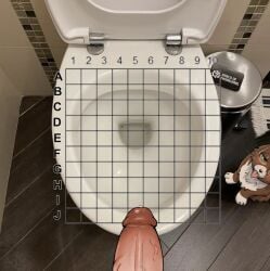 altcat bodily_fluids duo felid feline female feral genital_fluids genitals human male male/female mammal open_mouth penis toilet tongue tongue_out urine vein veiny_penis watersports