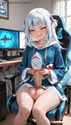 gawr gura from hololive by dyzertai