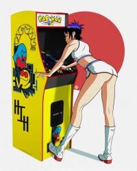 ass clothing gorillaz harrisartz noodle_(gorillaz) noodle_(pac-man)