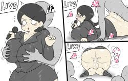 1girls 2d 2d_(artwork) absurd_res after_sex anon anonymous_male blush breast_grab breasts breasts_bigger_than_head clothed_sex clothing cum cum_leaking cum_leaking_out_of_pussy digital_media_(artwork) enigi09 female grabbing grabbing_from_behind heart-shaped_pupils hi_res huge_breasts male male/female micro multiple_boys original original_character sex sex_from_behind shocked shocked_expression shocked_eyes skirt thick_thighs thighs thighs_bigger_than_head tremble_lines trembling trembling_legs white_background wide_hips