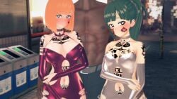 1boy 2girls 3d 3d_(artwork) age_difference asian asian_female asian_milf black_hair blacked_asian blacked_redhead cheating cheating_girlfriend cheating_wife clothed clothed_female clothing dark-skinned_male dark_skin earrings ginger ginger_female ginger_hair girlfriend_(japanese_mcdonald's_commercial) kaints koikatsu koikatsu! light-skinned_female light_skin looking_at_viewer mature mature_female mcdonald's milf mom_(japanese_mcdonald's_commercial) necklace netorare ntr pixiv png queen_of_spades queen_of_spades_earrings queen_of_spades_necklace queen_of_spades_symbol queen_of_spades_tattoo red_hair redhead_female redhead_milf ricebunny spade_earrings spade_tattoo teen teenage_female teenage_girl teenager text_on_collar yoru_mac