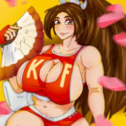 mai shiranui from fatal fury by kyza