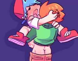 2boys animated boy_on_top boyfriend_(friday_night_funkin) femboy femboyfriend friday_night_funkin gay males_only pico_(newgrounds) stolida120 yaoi