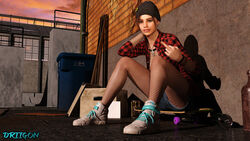 claire redfield from resident evil by driigon