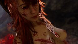 2021 3d agony_(series) blood demon demon_girl hell horns monster_girl screencap screenshot succubus succubus_(madmind_studio) vydija