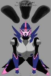 1girls 2d 2d_(artwork) arcee arcee_(prime) autobot big_breasts blue_lips blue_nipples breasts color dialogue disembodied_penis english_text female female_focus huge_breasts imminent_sex large_breasts looking_at_penis male multiple_penises nipples nobleseven20 on_knees open_mouth penis pussy robot robot_girl simple_background straight text transformers transformers_prime vagina