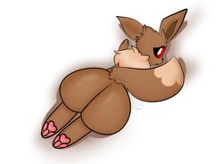 absurd_res ass big_butt eevee eeveelution female feral hi_res huge_butt nintendo pawpads paws pokémon_(species) pokemon presenting solo video_games yirck