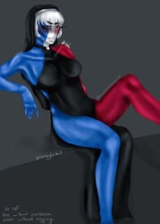 breasts countryhumans countryhumans_france countryhumans_girl female france france_(countryhumans) hungryforacid milf nun quick_drawing